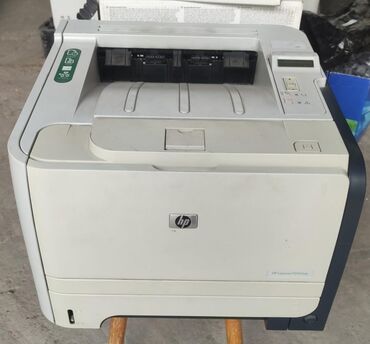 принтер офисный: HP LaserJet P2055dn Сетевой, с двухсторонней печатью. Без шнура