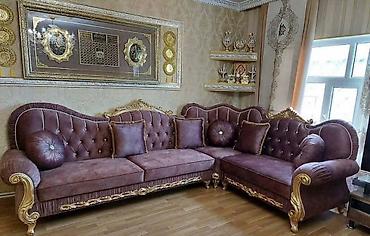 Divan və masa dəstləri: Künc divan dəstləri – müasir dizayn və komfort - Modellər: müxtəlif — 19