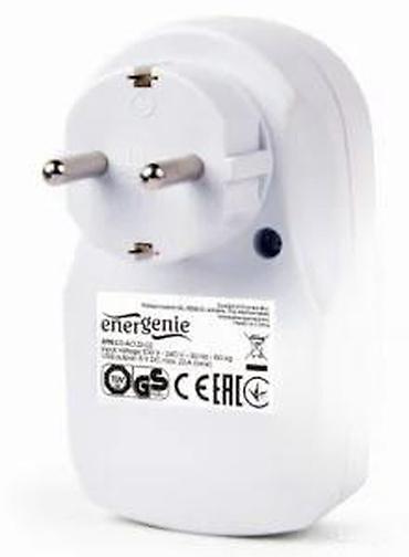 Utikači: Energenie 2-port USB punjač sa prolaznom AC utičnicom - Tip: zidni — 12