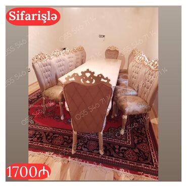 круглый стол на заказ: Stol stul masa oturacaq sifarisle