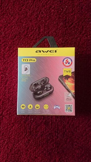 13 pro ekran: Awei T13 Pro TWS simsiz qulaqlıq - Qulaqdaxili, ergonomik dizayn – — 1