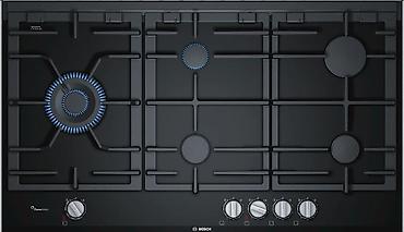 asus baki: BOSCH PRS9A6D70M Bişirmə Paneli – 5 Gözlü Qaz, WOK, Şüşə Keramika — 1