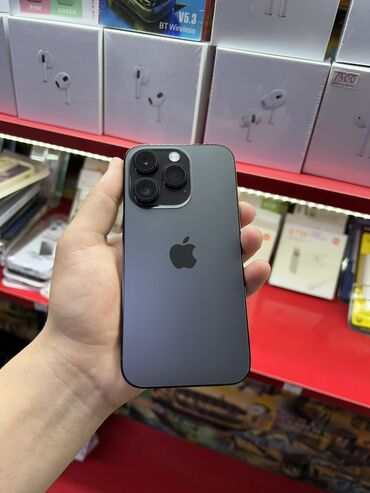 телефон айфон новый: IPhone 14 Pro, Б/у, 256 ГБ, Черный, Защитное стекло, Коробка, 87 %