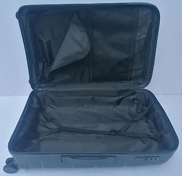 Putni koferi i torbe: Tvrdi kofer na točkiće – tamnosiva boja - Materijal: čvrsta ABS/PC — 2