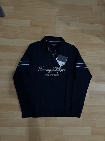сумка мужская через плечо: Толстовка Tommy Hilfiger New York City - Цвет: темно-синий (navy) -