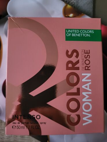 Health & Beauty: Colors de Benetton Rose Intenso parfem. Novo