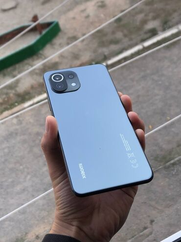 телефоны на продажу: Xiaomi, Mi 11 Lite, Колдонулган, 128 ГБ, түсү - Боз, 2 SIM, eSIM