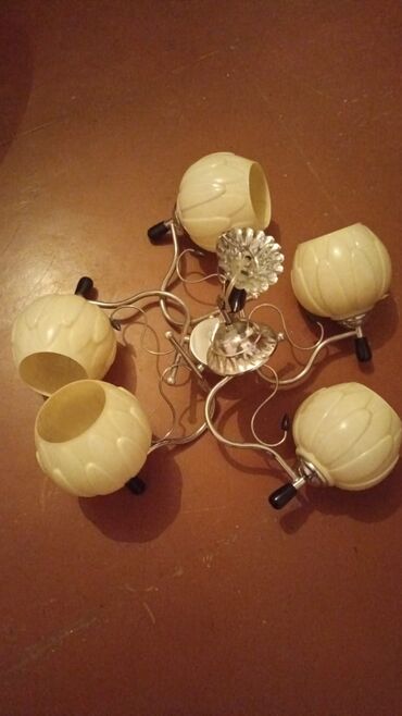 işlenmiş ev eşyaları: Çılçıraq, 5 lampa