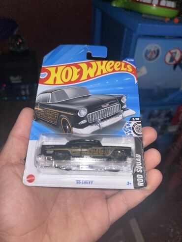 butun markalar: Hot Wheels die-cast model maşın – “’55 Chevy” (Rod Squad seriyası)