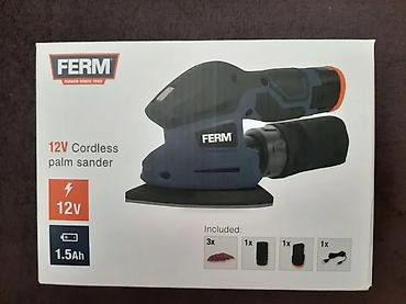 laser 303: FERM akumulatorska vibraciona brusilica za dlan – 12V - Kompaktna i — 1