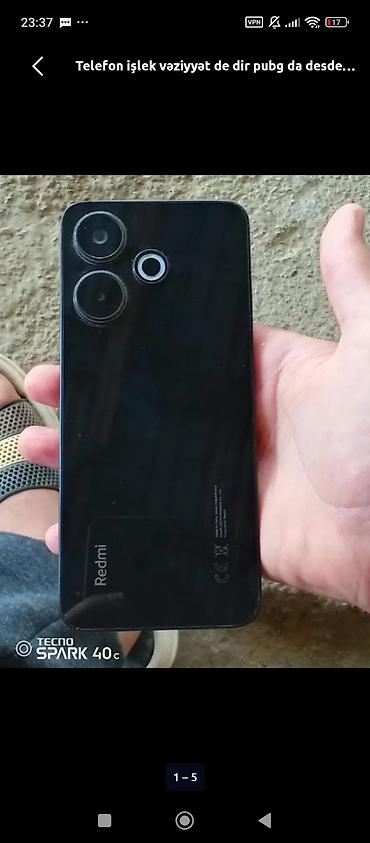 Redmi 256 GB, rəng - Qara, Sensor, Barmaq izi, İki sim kartlı