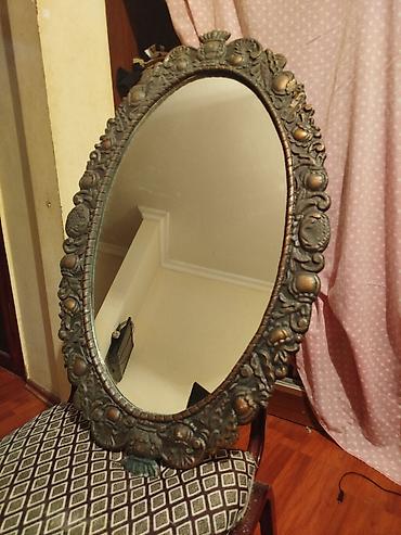 guzguler: Güzgü Divar üçün, Oval, Dekorativ, Çərçivə ilə — 1
