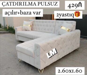 kunc divan modelleri: Künc divan, Yeni, Açılan, Bazalı, Parça, Şəhərdaxili pulsuz çatdırılma