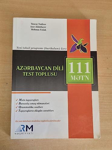 Testlər: RM nəşri azərbaycan dili mətn toplusu -içərisi tam səliqəlidir — 1