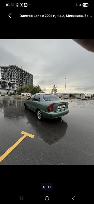 Daewoo Lanos: 2006 г., 1.6 л, Механика, Бензин, Седан