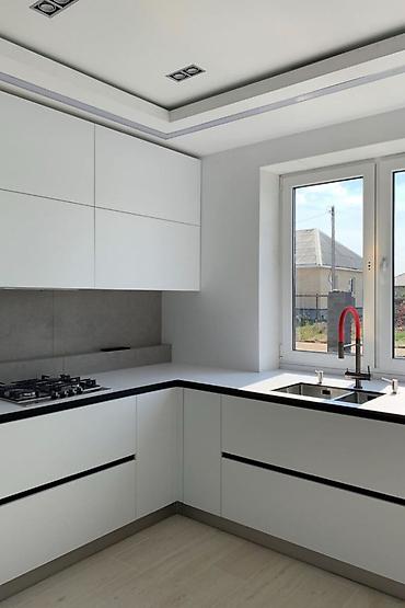 silver kitchen: Кухня от 9 000 сом/м² | 3D проект бесплатно Премиальная мебель от — 1