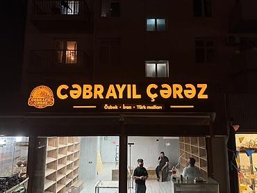 “Cəbrayıl Çərəz” üçün hazırlanmış premium mağaza fasadı və reklam