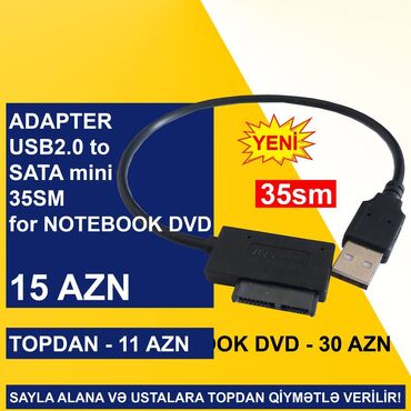 Digər kompüter aksesuarları: USB Adapterlər SAYLA ALANA VƏ USTALARA TOPDAN QİYMƏTLƏ VERİLİR! — 8