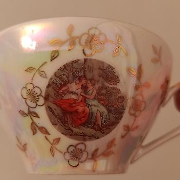 madonna bosqab: Çay dəsti, rəng - Ağ, Farfor, 6 nəfərlik, Almaniya — 2