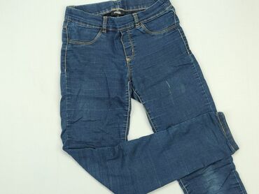 mom jeans z elastanem: Jeans, 13 years, 152/158, condition - Good