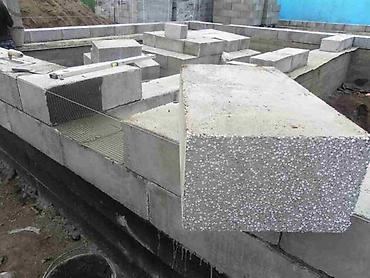 Полистиролбетонный блок: Өтө сапаттуу полистирол блоктор сатылат. размери 20/25/60. Сапатына — 4