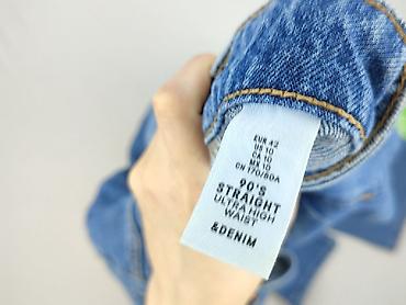 bravo moda botki: Denim, Jeansy damskie, rozmiar L — 5