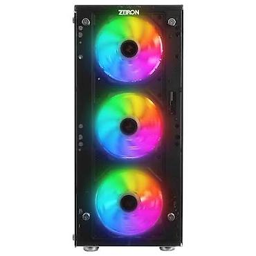 ucuz pc kasa: ZEIRON Z-master X100 orta ölçülü PC korpusu – ARGB ventilyatorlu, şüşə — 5