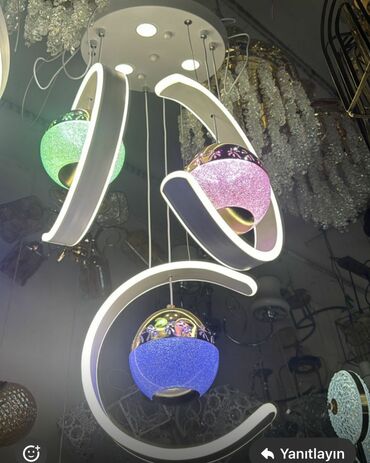 led лампы для маникюра: Led Çılçıraq, 3 lampa, Metal