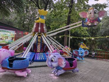 Детские аттракционы: Продаётся аттракцион "Слоны". В отличном и полностью в исправном