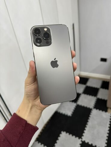iphone 13 оригинал: IPhone 13 Pro Max, Б/у, 128 ГБ, Space Gray, Чехол, 86 %