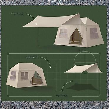 Oprema za kampovanje: Yunzhu automatski šator na naduvavanje – porodični kamping šator sa — 4