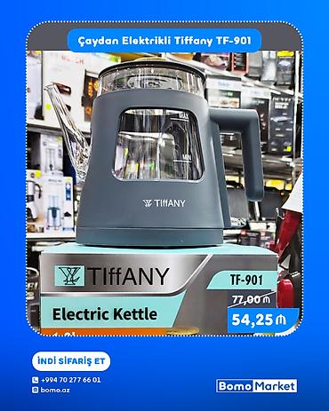 Mətbəx texnikası: Çaydan Elektrikli Tiffany TF-901 - Brend/model: Tiffany TF-901 — 1