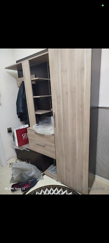 Dəhliz üçün çoxfunksiyalı dolab-komplekt - Material: laminat/LDSP