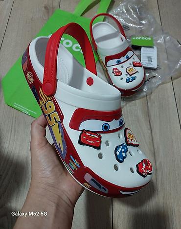 Босоножки, сандалии, шлепанцы: Мужские сандалии, 40, Crocs, Новый, цвет - Белый, Самовывоз — 3