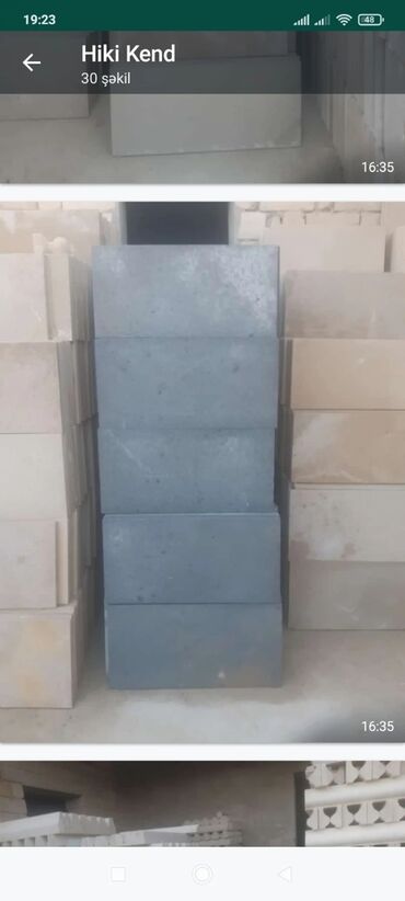 Dekorativ daşlar: Təbii daş üzlük plitələri - Material: təbii daş (aqlay tipli) — 5