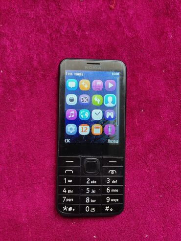 Nokia: Nokia 225, Б/у, < 2 ГБ, цвет - Черный, 2 SIM
