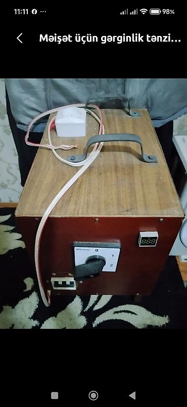 12 voltu 220 volta çeviren: Gərginlik tənzimləyicisi / Avtomatik stabilizator 15000v - Korpus — 2