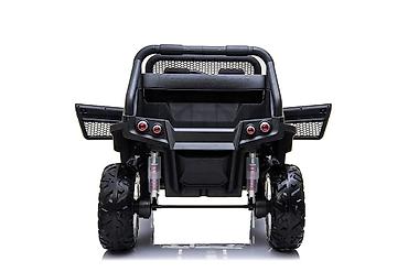 stvari u pernici: Mercedes Unimog 4x4 – Crni licencirani – Auto na akumulator za decu — 3