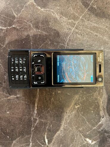 bluetooth nauşnik: Nokia N95, rəng - Qara, Düyməli