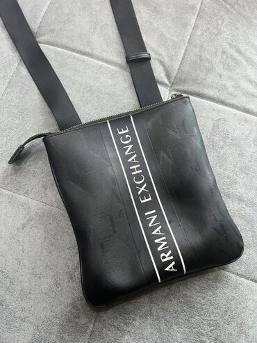 серебро техническое: Сумка через плечо Armani Exchange (AX) - Формат: компактная