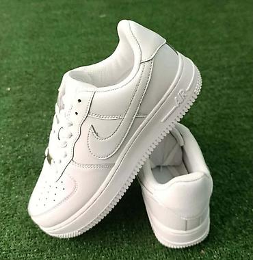 36: Patike – Nike Air force, 36-41 - Gornjište: glatka bela — 1