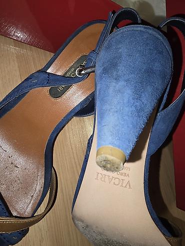 Qadın ayaqqabıları: VICARI qadın sandaleti/Vintage - Brend: SANDRO VICARI (Made in — 3
