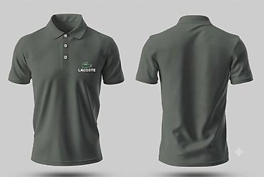 uniform: Lacoste polo köynək - Rəng: tünd boz/yaşıl ton - Model: qısaqol — 1