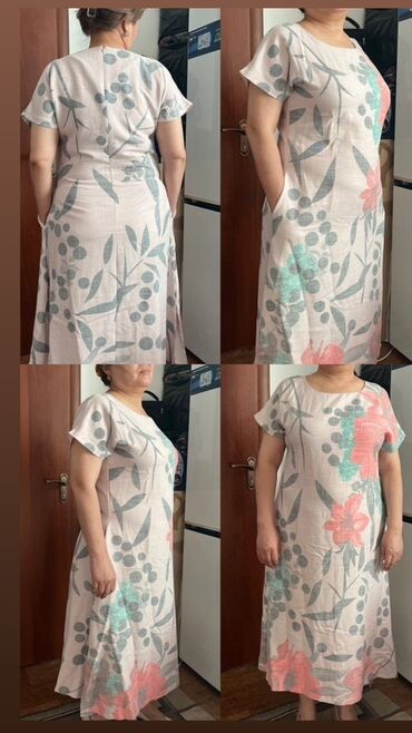 льняные платья для полных: Платье турецкая размер 48 одевала один раз только отдам за 2000тыс