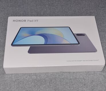 Digər planşetlər: HONOR Pad X9, 4/128, wifi. Ekran böyükdür, 11,5 düymdür. Rəng Space