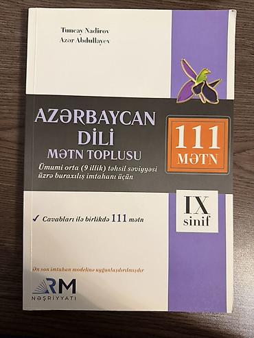kitab derslik: Məhsul: “Azərbaycan dili – Mətn toplusu (111 mətn)” kitabı — 1