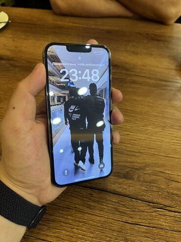 Apple iPhone: IPhone 13 Pro, Б/у, 128 ГБ, Черный, Защитное стекло, Чехол, Коробка, 83 % — 2