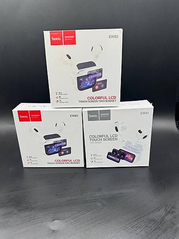 реставрация колонки: Беспроводные наушники hoco. COLORFUL LCD TOUCH SCREEN TWS Headset — 2