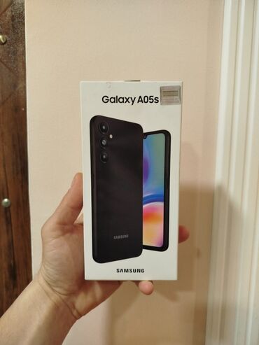 Samsung: Samsung Galaxy A05s, 64 GB, rəng - Qara, Zəmanət, Düyməli, Barmaq izi