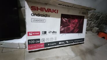 android tv box 9: İşlənmiş Televizor Shivaki Led 43" FHD (1920x1080), Pulsuz çatdırılma